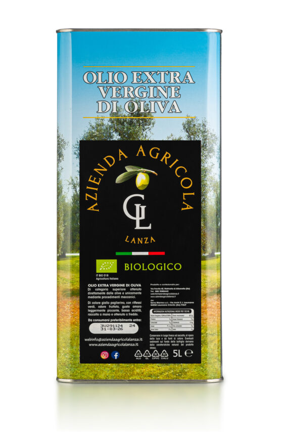 Olio extravergine d'Oliva biologico 5 Litri